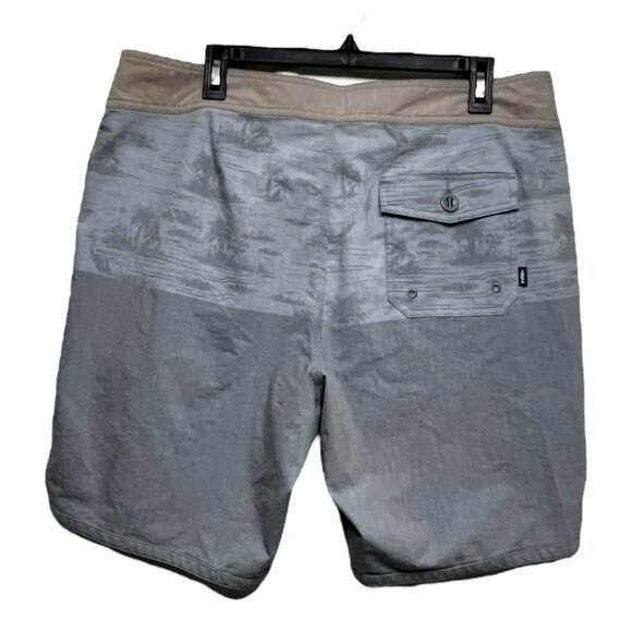 Marsh‎ Wear Hagood Men's Volley Board Shorts Size 36 Gray Unlined Trunks - Picture 2 of 6